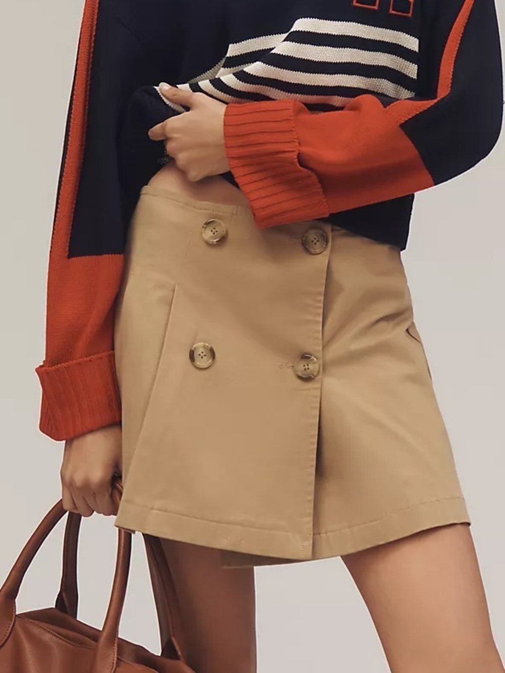 NWT Anthropologie Maeve Reworked Pleated Mini Skirt